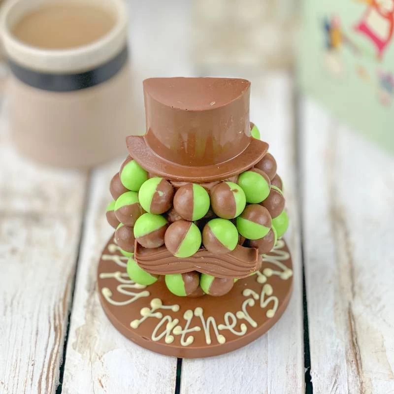 Personalised Mint Aero Chocolate Head - Image 2