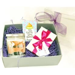 New Baby Candle Gift Set