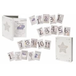 Baby Milestone Cards And Keepsake Box