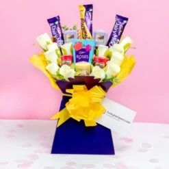 Yankee Candle And Cadbury Chocolate Bouquet