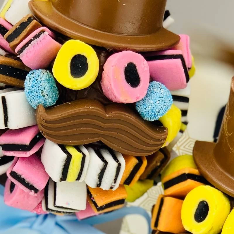 Liquorice Allsorts Hat And Tash Personalised Tree 25cm - Image 2