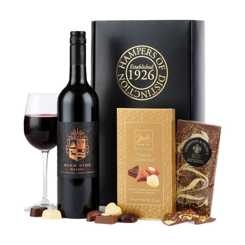 The Wine And Chocolates Gift