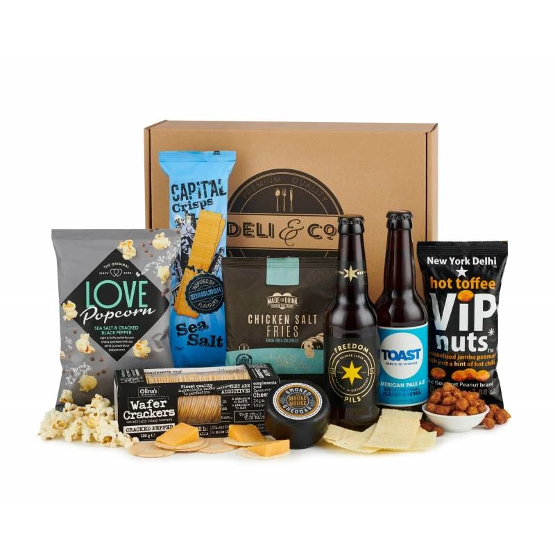 Beer, Cheese And Nibbles Gift Box