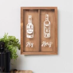 His And Hers Cork And Bottle Stop Storage Box