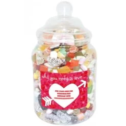 Personalised Love Is All You Need Large Sweet Jar