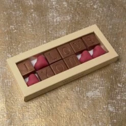 I Love You Choc Message