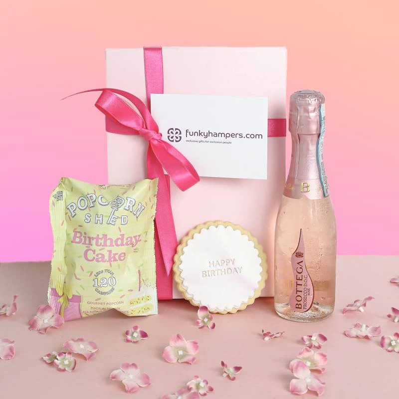 Pink Prosecco Birthday Treats Box