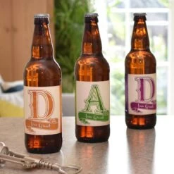 Personalised Dad Pack Of 3 Beer