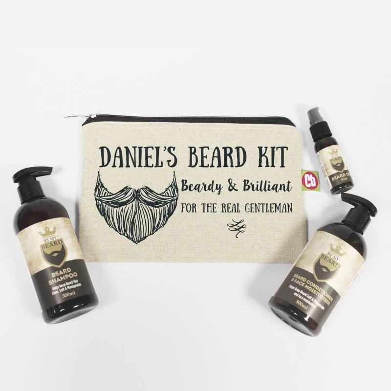Personalised Beardy & Brilliant Beard Kit - Image 2