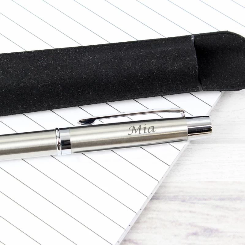 Personalised Scripted Pen And Pouch Set - Image 3