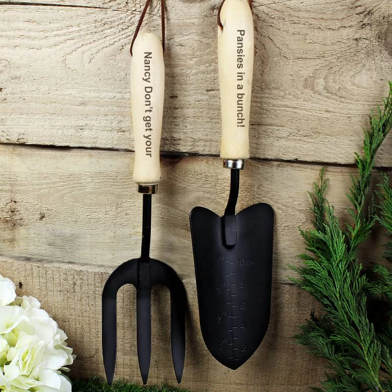 Personalised Fork & Trowel Set - Image 3