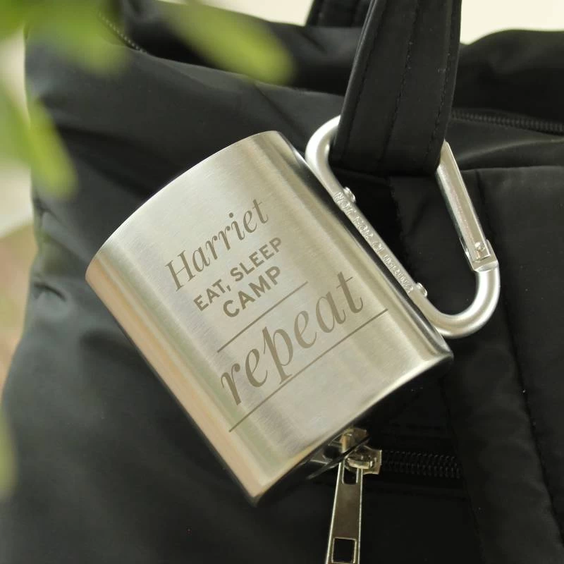 Personalised 'Any Message' Metal Mug - Image 3