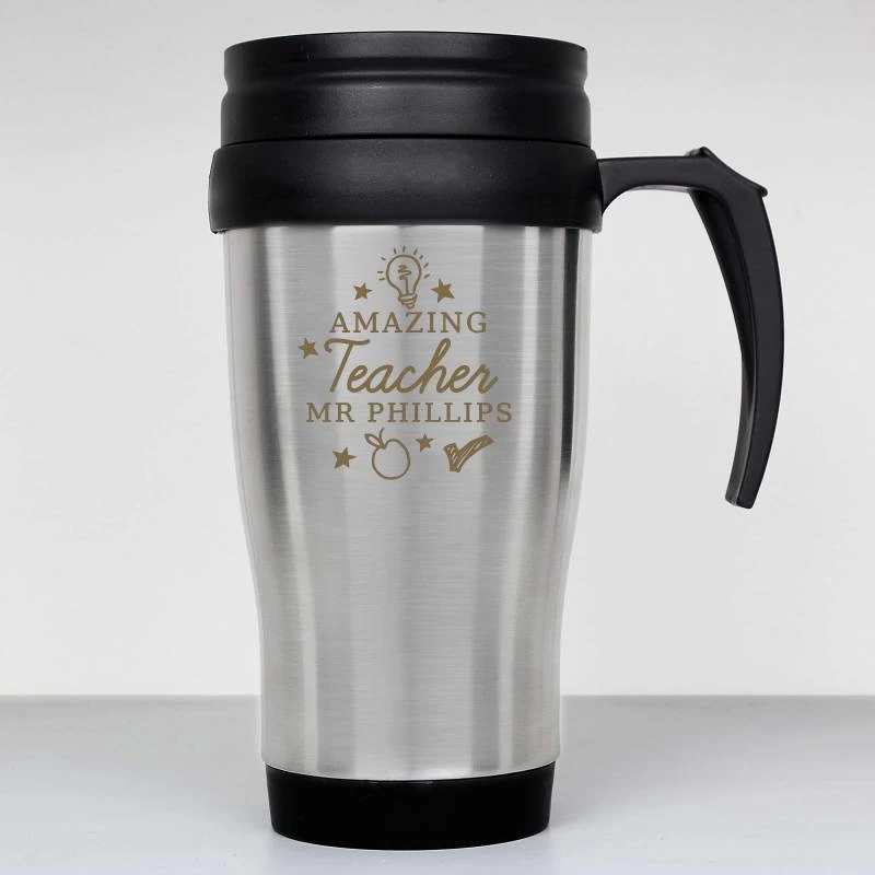 Personalised Teachers 'Apple' Travel Mug - Image 2