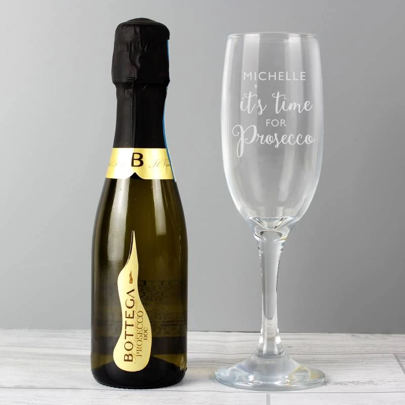 Personalised Its Time For Prosecco Set - Image 3