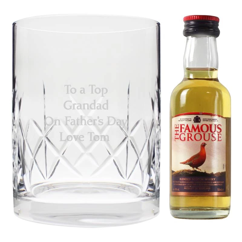 Personalised Crystal & Whisky Gift Set - Image 2