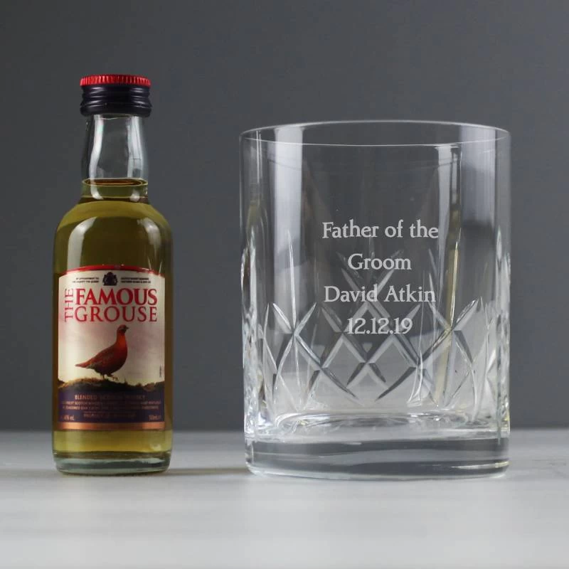 Personalised Crystal & Whisky Gift Set - Image 3