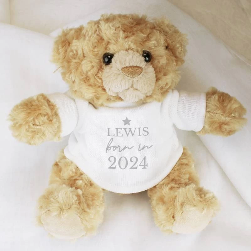 Personalised Born In Teddy Bear - Image 3