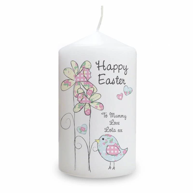 Personalised Daffodil Chick Easter Candle - Image 2
