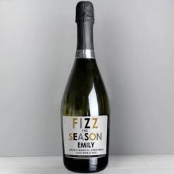 Personalised Fizz The Season Bottle Of Prosecco