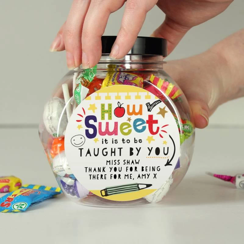 Personalised Shape Little Minds Sweet Jar - Image 3