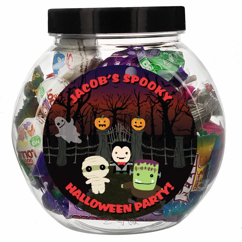 Personalised Halloween Sweet Jar - Image 3