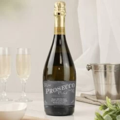 Personalised 'Prosecco O'Clock' Bottle Of Prosecco