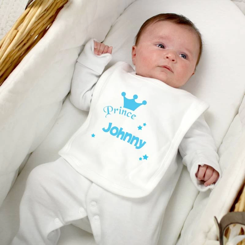 Personalised Prince Bib - Image 2