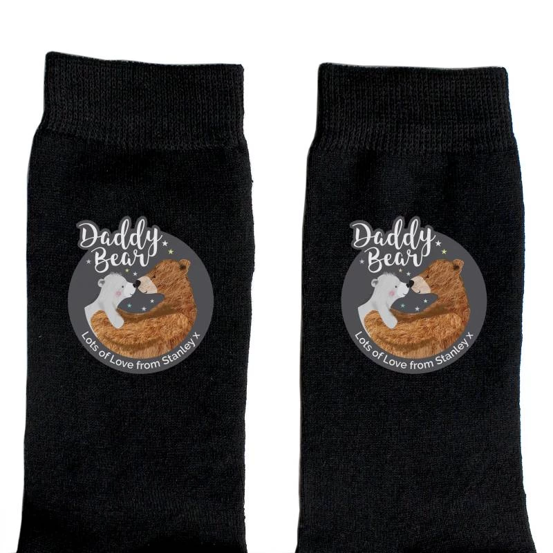 Personalised Daddy Bear Men's Socks - Image 2