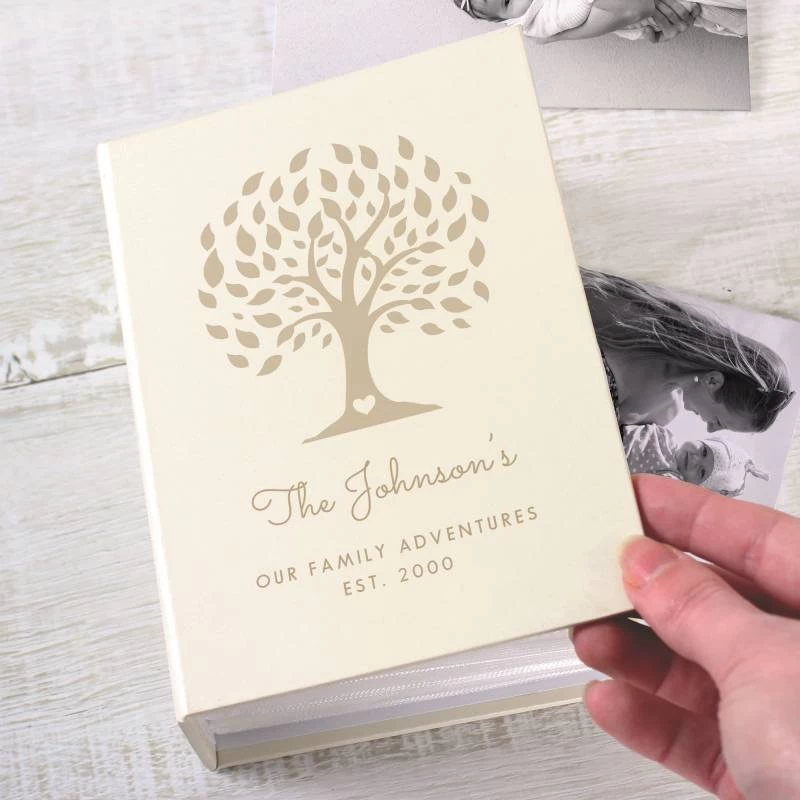 Personalised Family Tree 6x4 Photo Album With Sleeves - Image 2