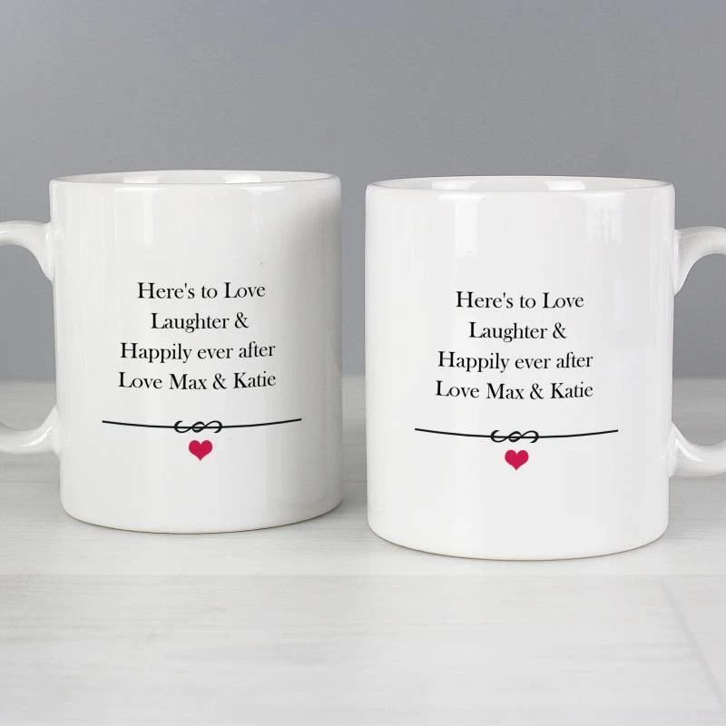 Personalised Mr And Mrs Mug Set - Image 3