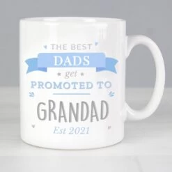 Personalised Blue Promoted To Mug