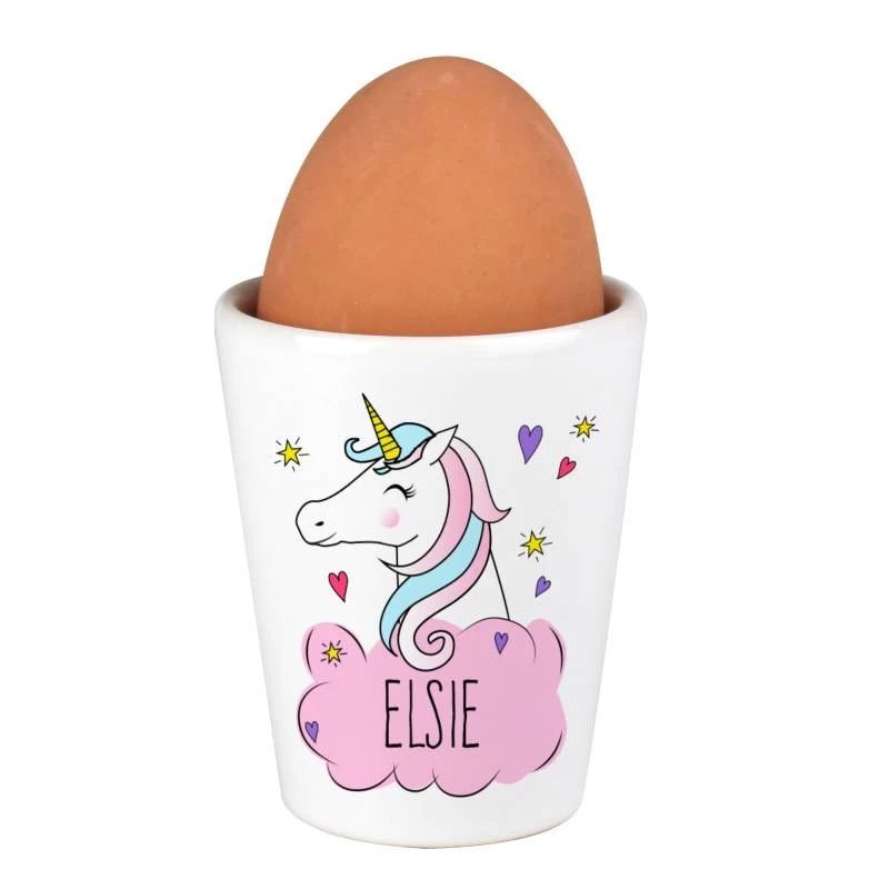 Personalised Unicorn Egg Cup - Image 2