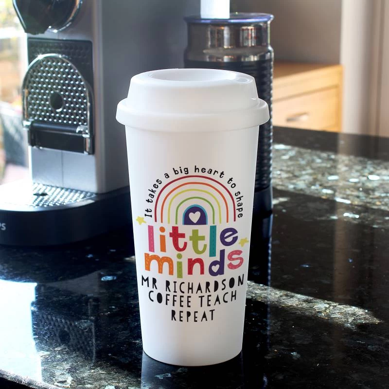 Personalised Shape Little Minds Travel Mug - Image 3