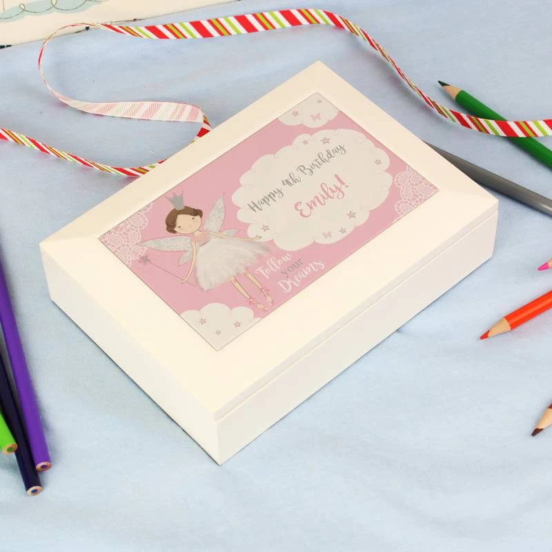 Personalised Fairy Princess Jewellery Box - Image 2