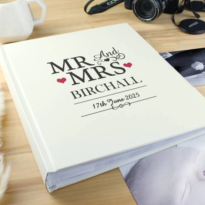Personalised Mr & Mrs Traditional Album - Image 3