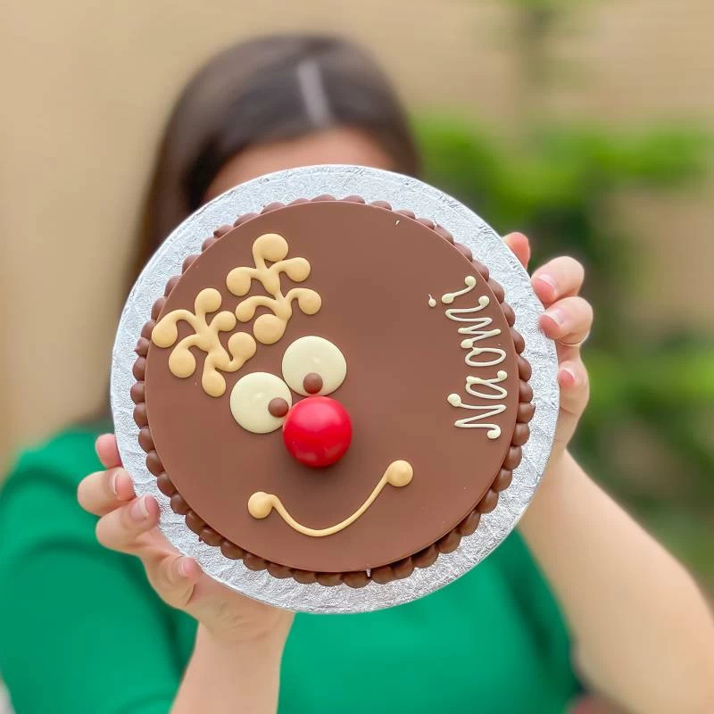 Chocolate Reindeer Smash Cake - Image 2