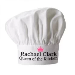 Personalised Queen Of The Kitchen Chef Hat