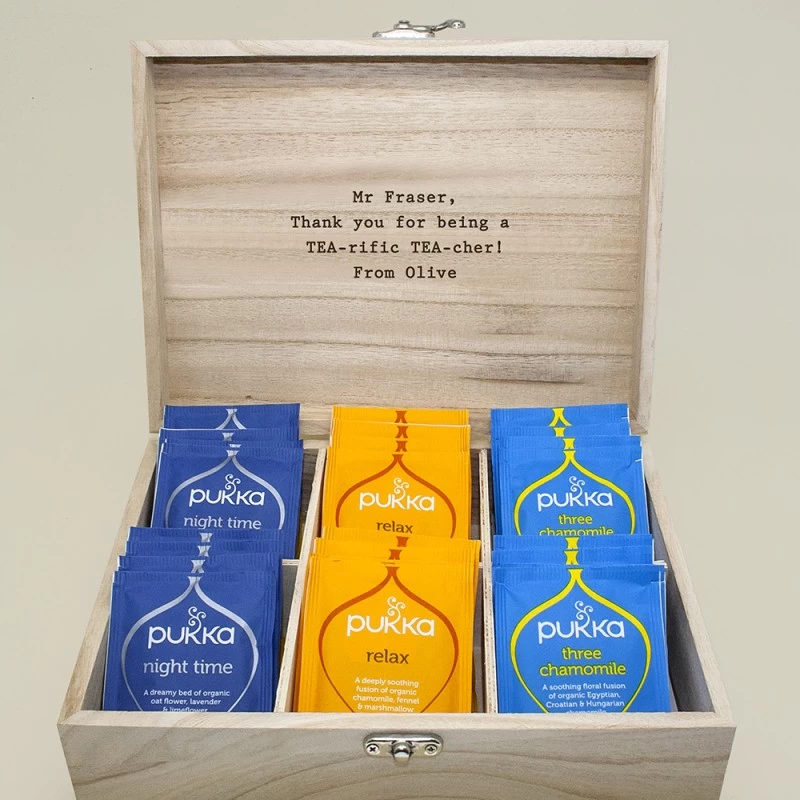 Personalised Teacher's Tea Break Box - Image 2