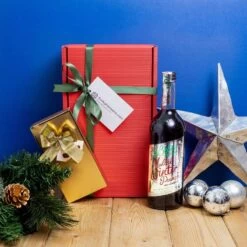 Non Alcoholic Christmas Punch And Belgian Chocolates