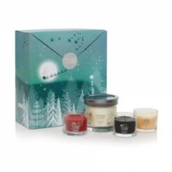Yankee Candle Tumbler & 3 Filled Votive Christmas Gift Set